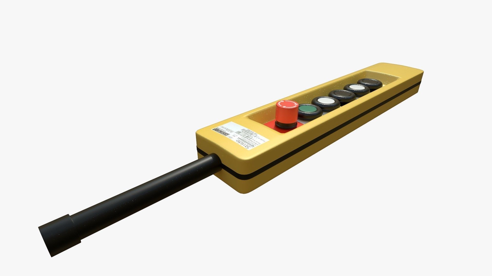 Crane Controls 3D model_2