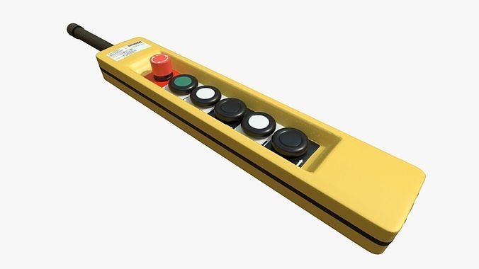 Crane Controls 3D model