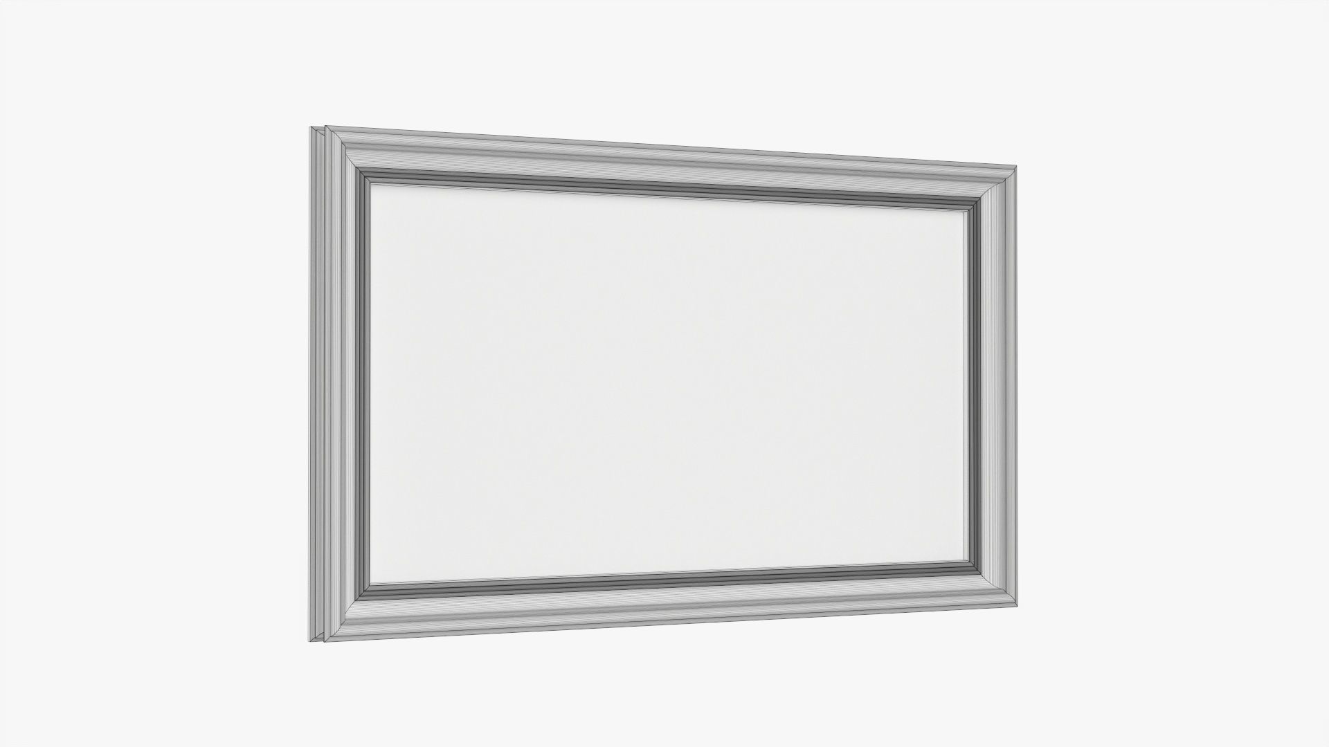 Frame landscape with picture 04 3D model_6