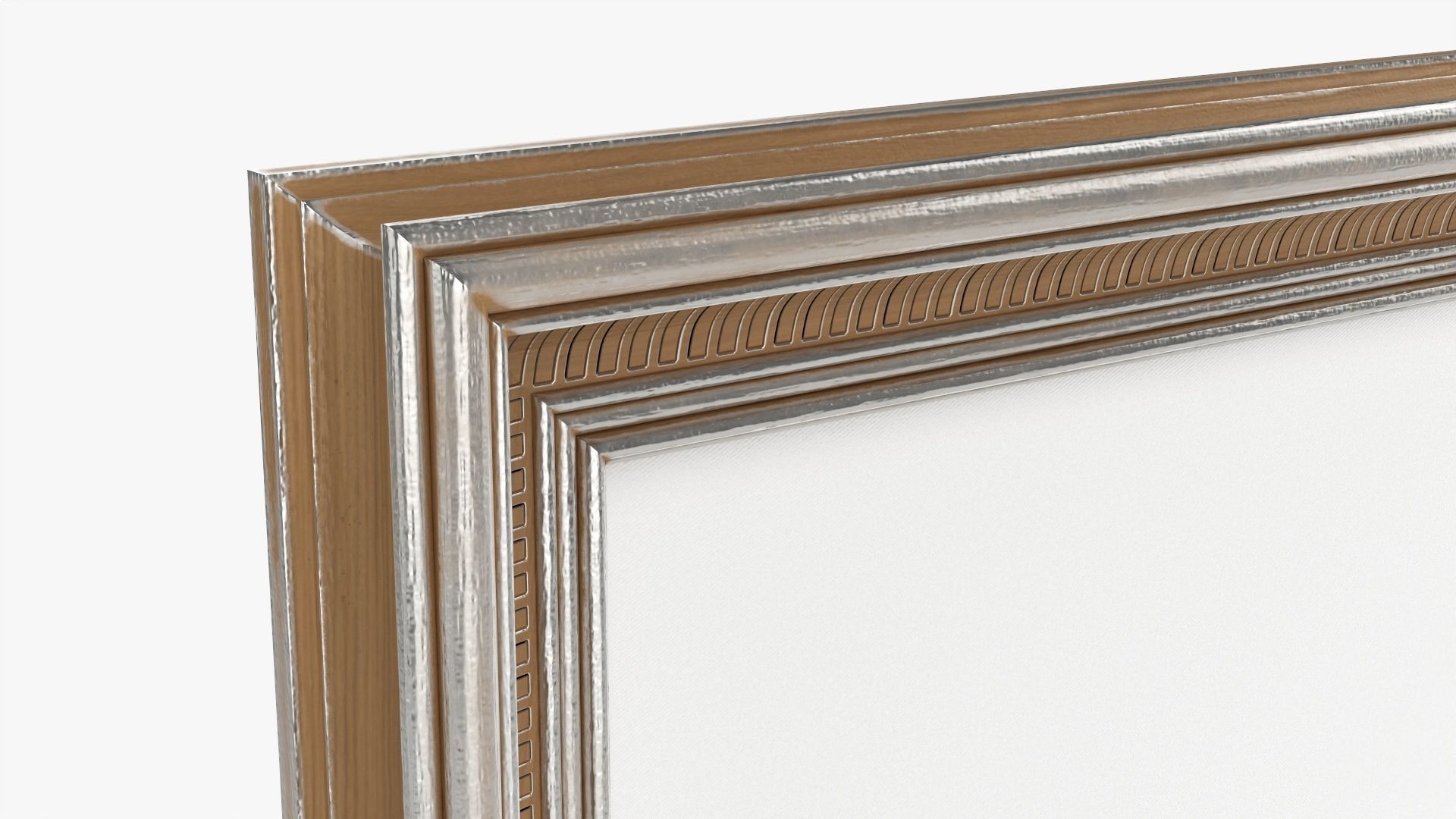 Frame landscape with picture 04 3D model_2