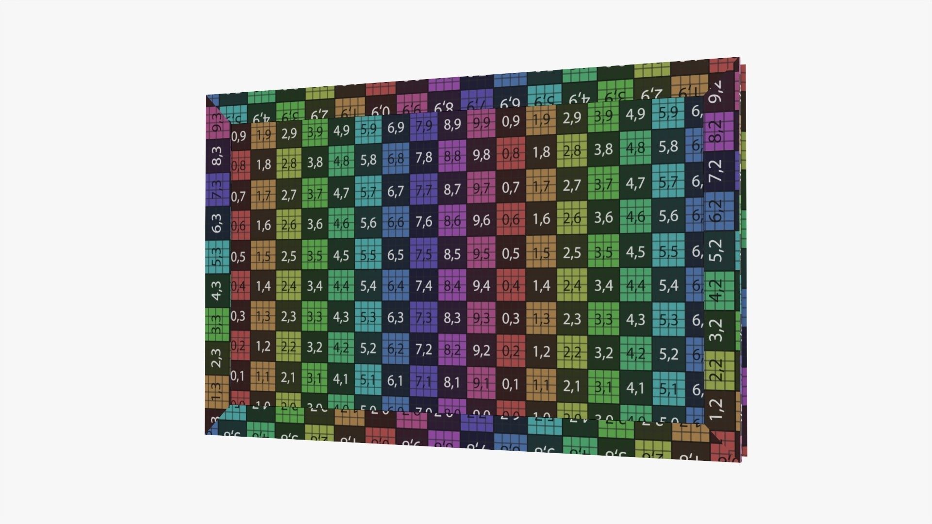 Frame landscape with picture 04 3D model_13