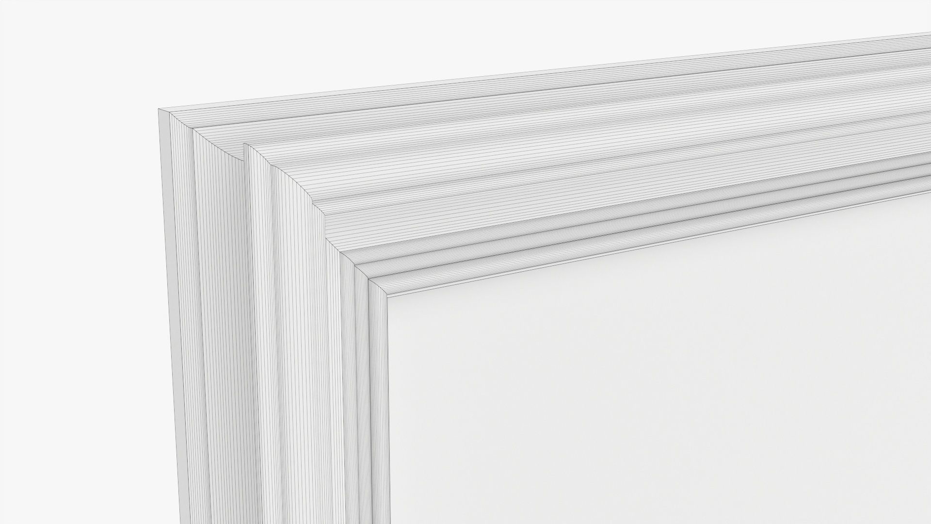 Frame landscape with picture 04 3D model_9