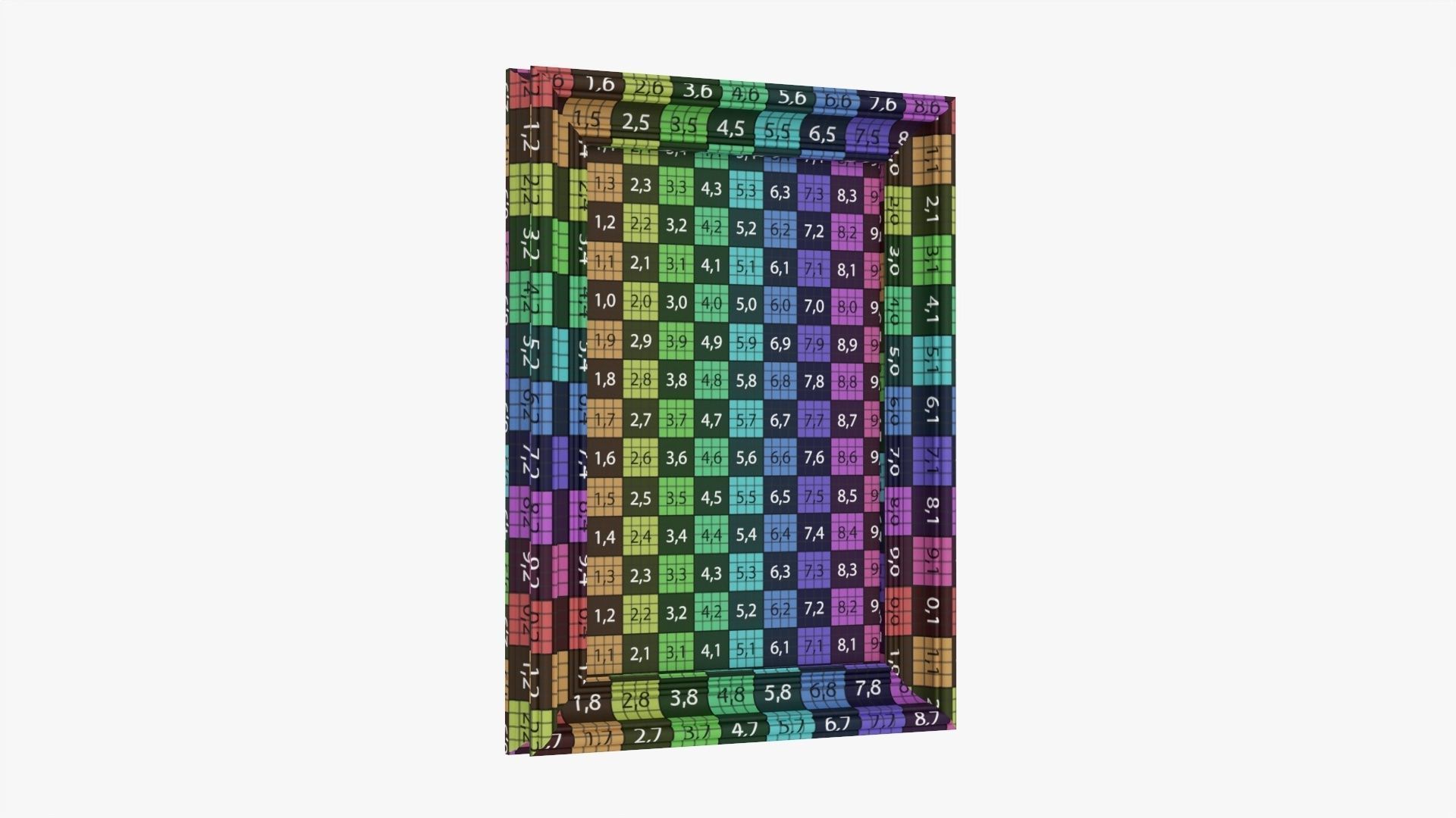 Frame portrait with picture 01 3D model_12