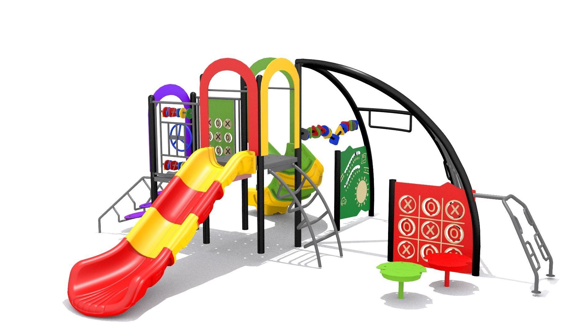 playground - Climber Obstacle Challenge 3D model_1