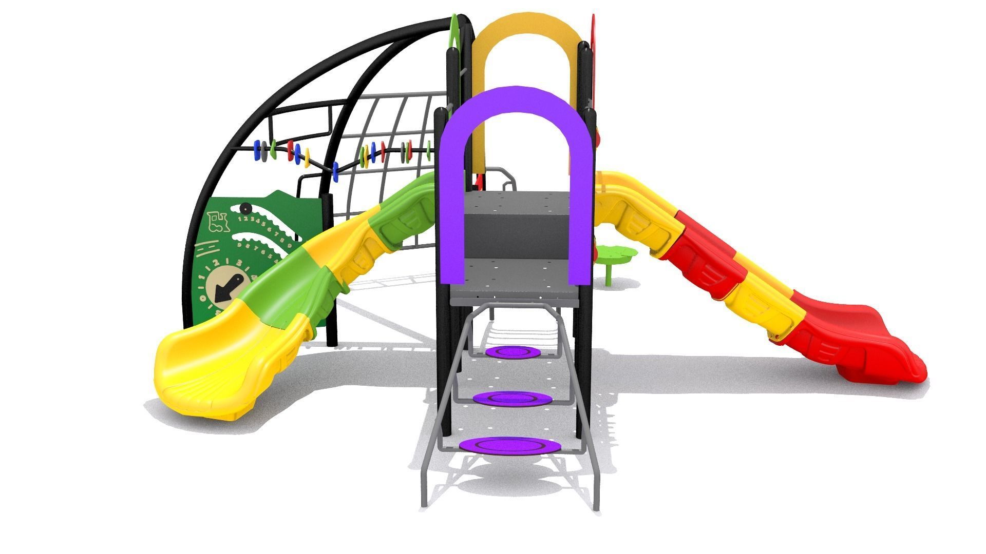 playground - Climber Obstacle Challenge 3D model_2