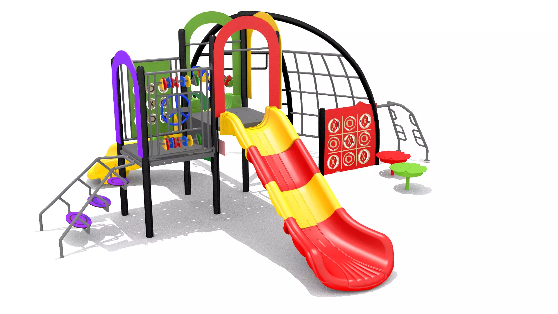 playground - Climber Obstacle Challenge 3D model_0