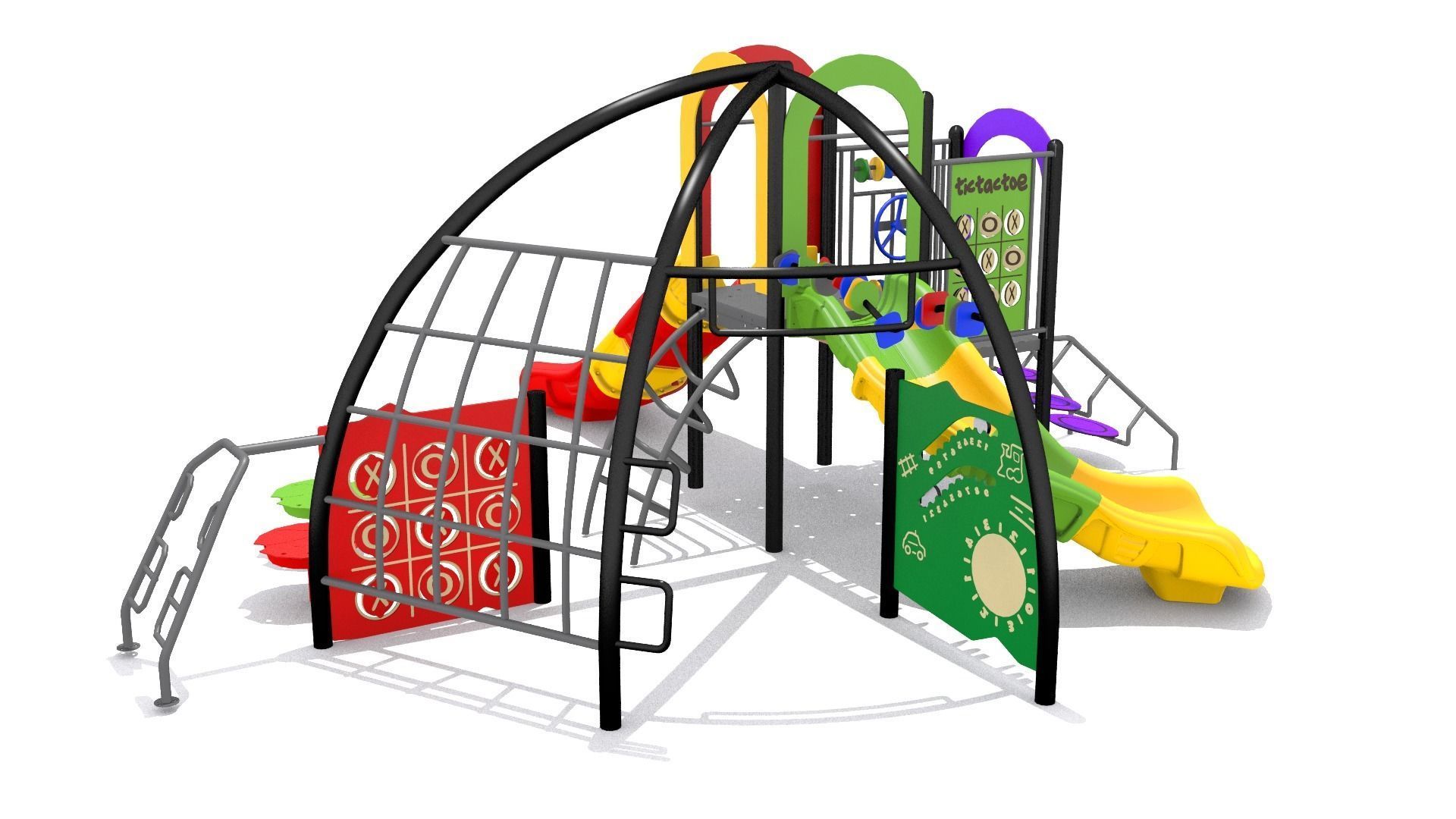 playground - Climber Obstacle Challenge 3D model_4
