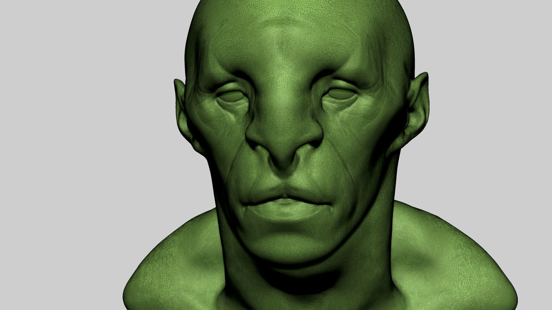 Creature Head v17 3D model_8