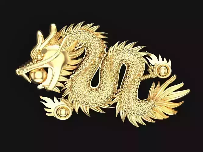 Dragon for jewelry - Dragon for ring - Dragon for pendant