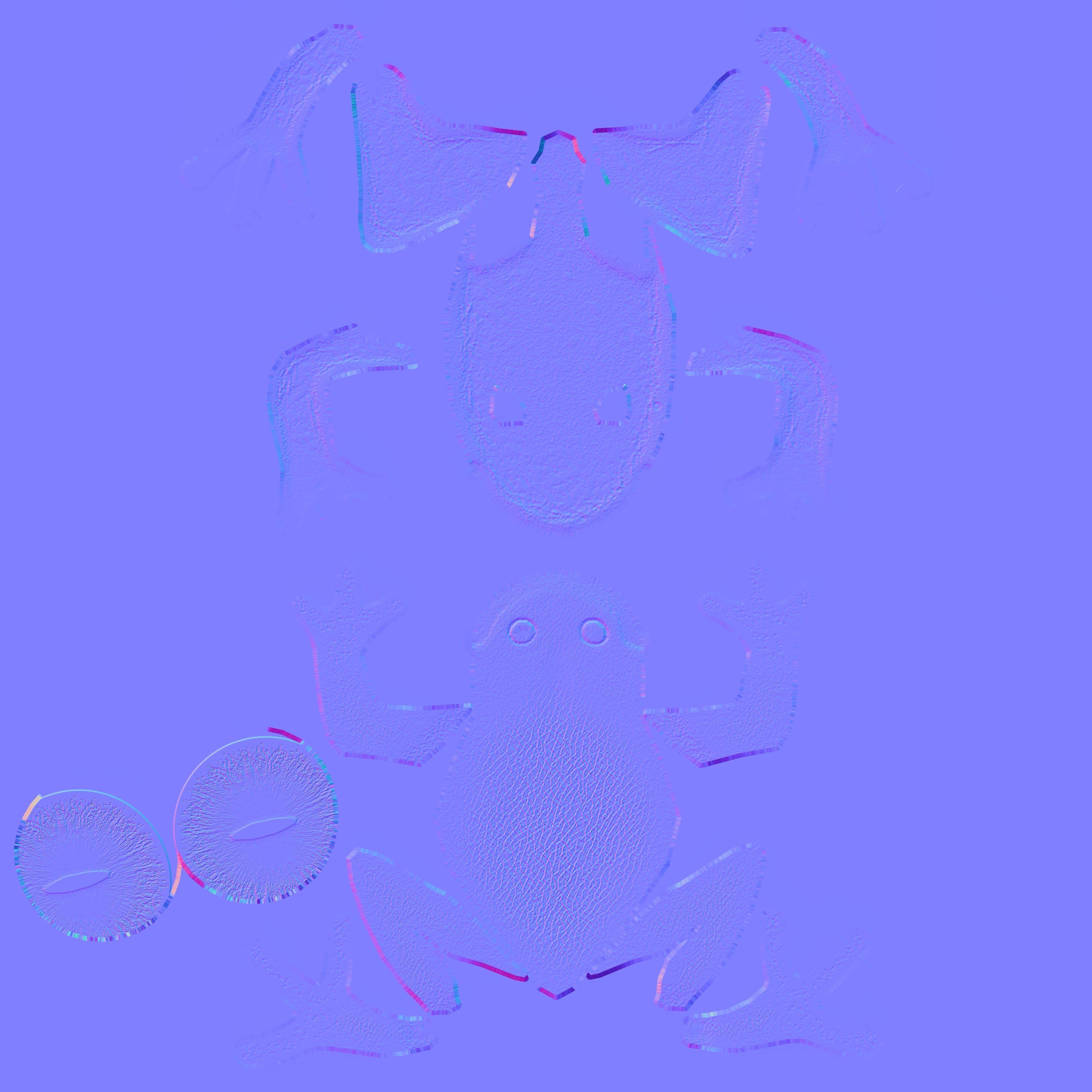 Tree frog Low-poly 3D model_10