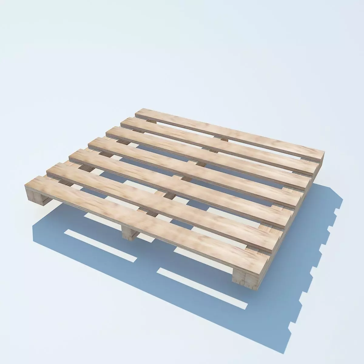 Wood Pallet 2 MAX 2011 3D model_0