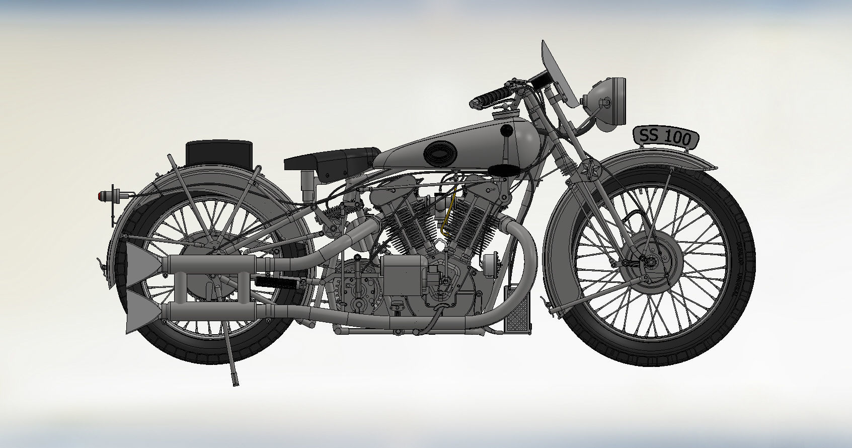 Royal Enfield 3D model_6