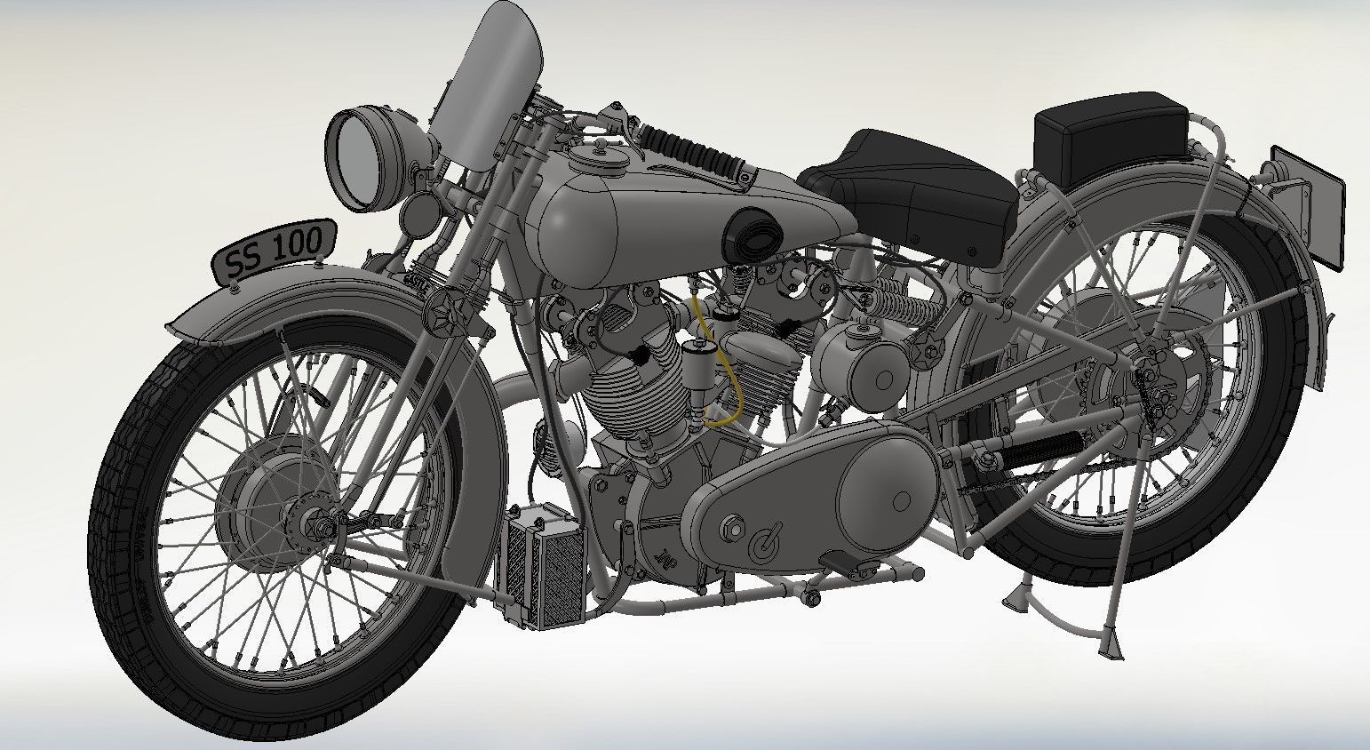 Royal Enfield 3D model_3