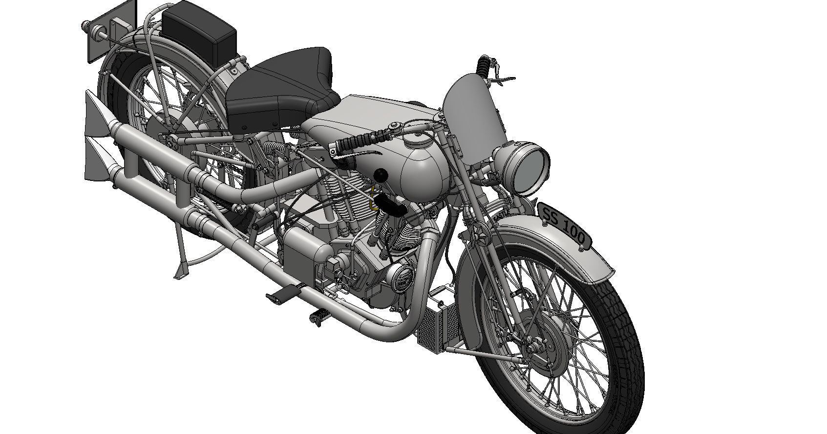 Royal Enfield 3D model_2
