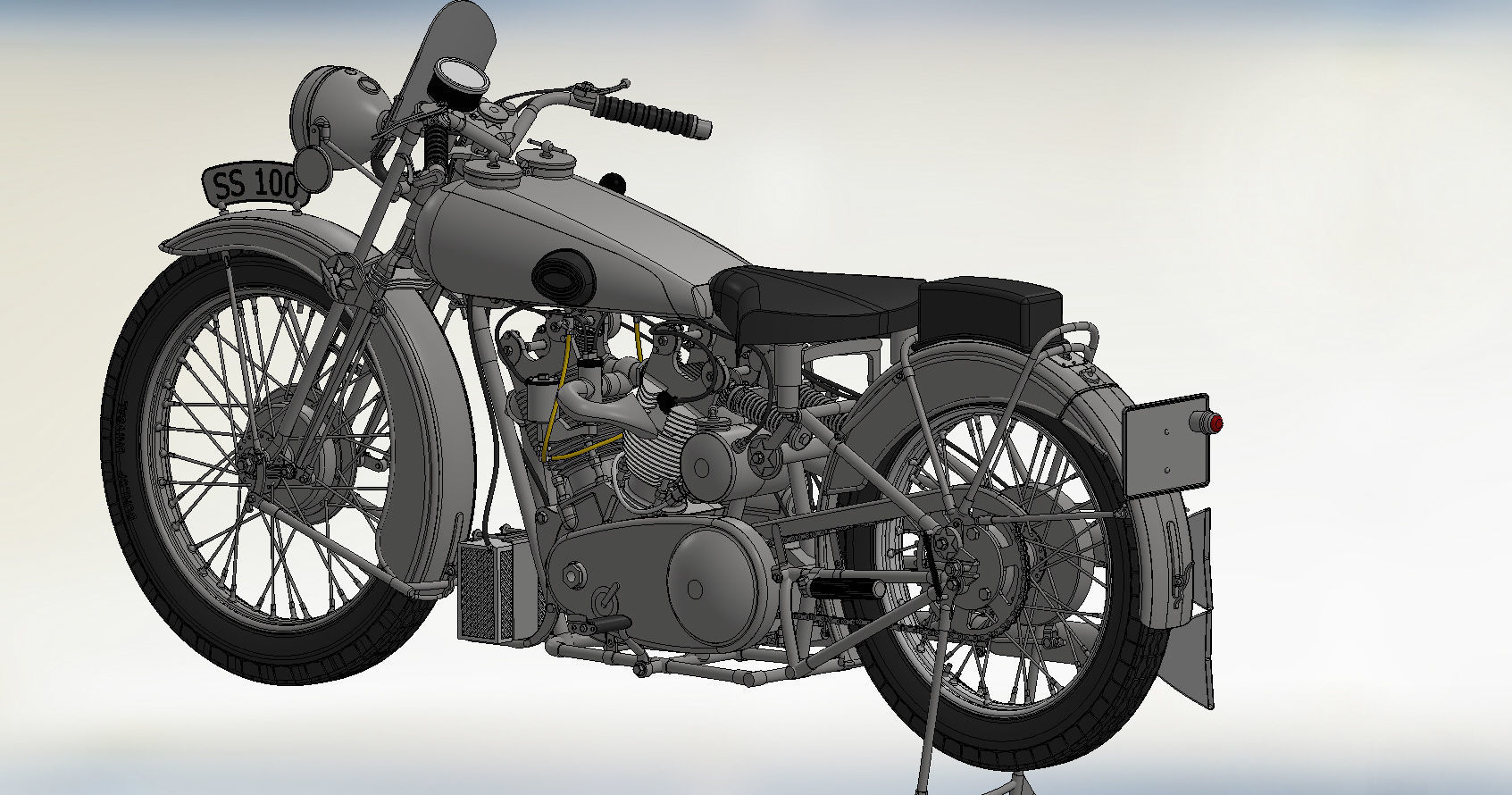 Royal Enfield 3D model_5