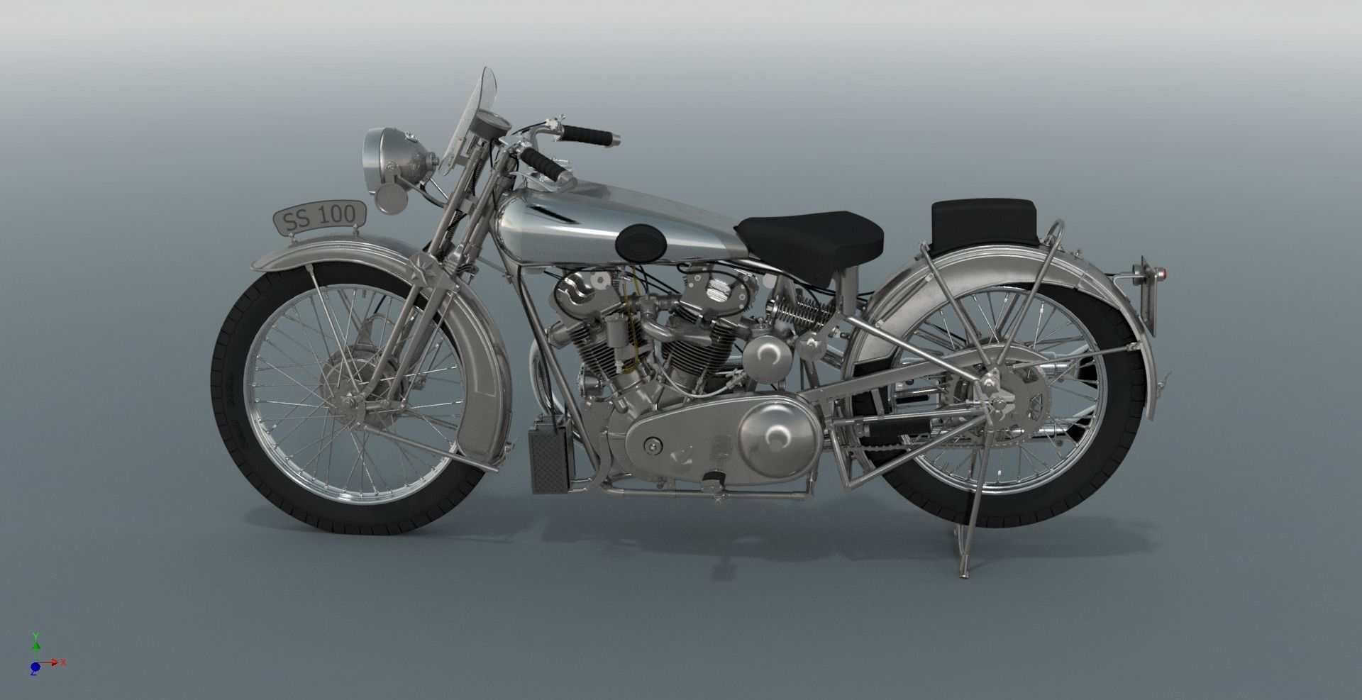 Royal Enfield 3D model_8