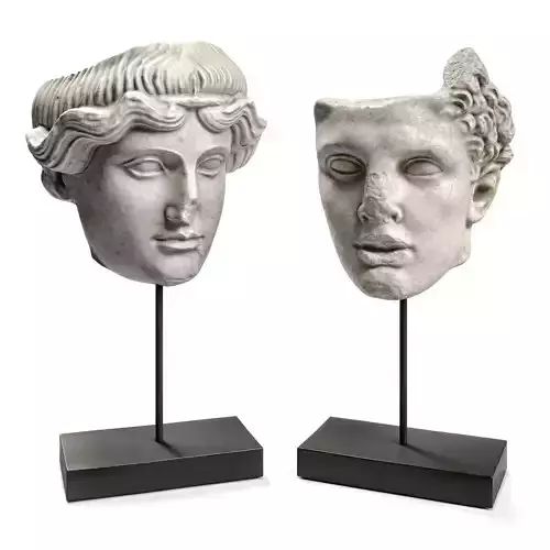 Hercules and Orpheus heads
