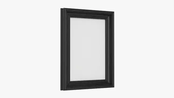 Frame portrait with picture 02 3D model