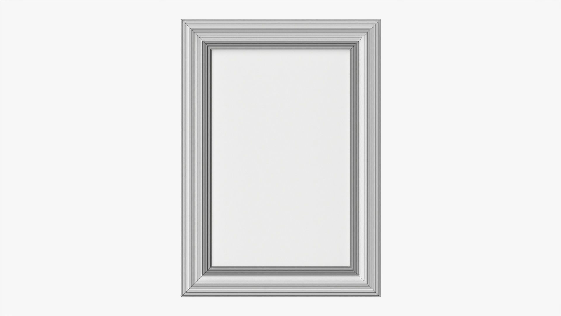 Frame portrait with picture 02 3D model_10