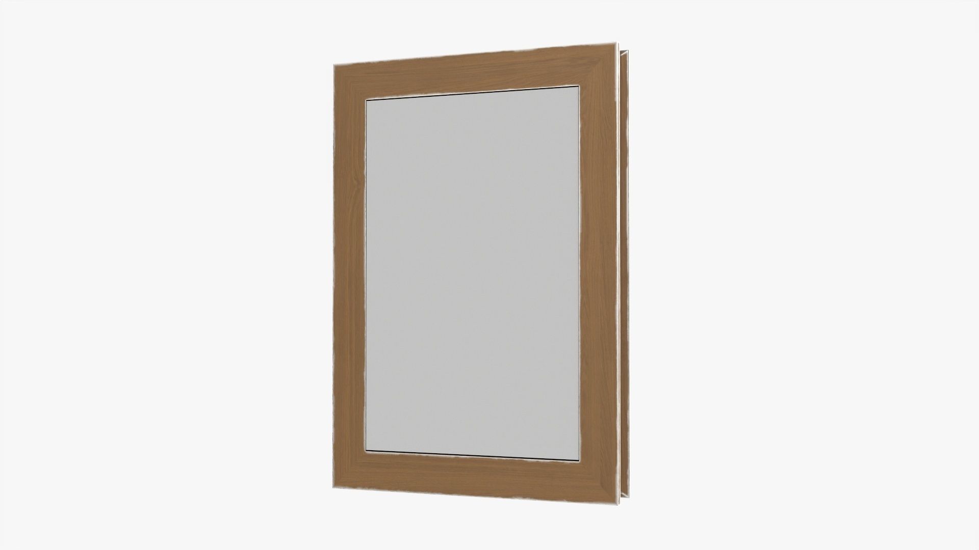 Frame portrait with picture 04 3D model_5