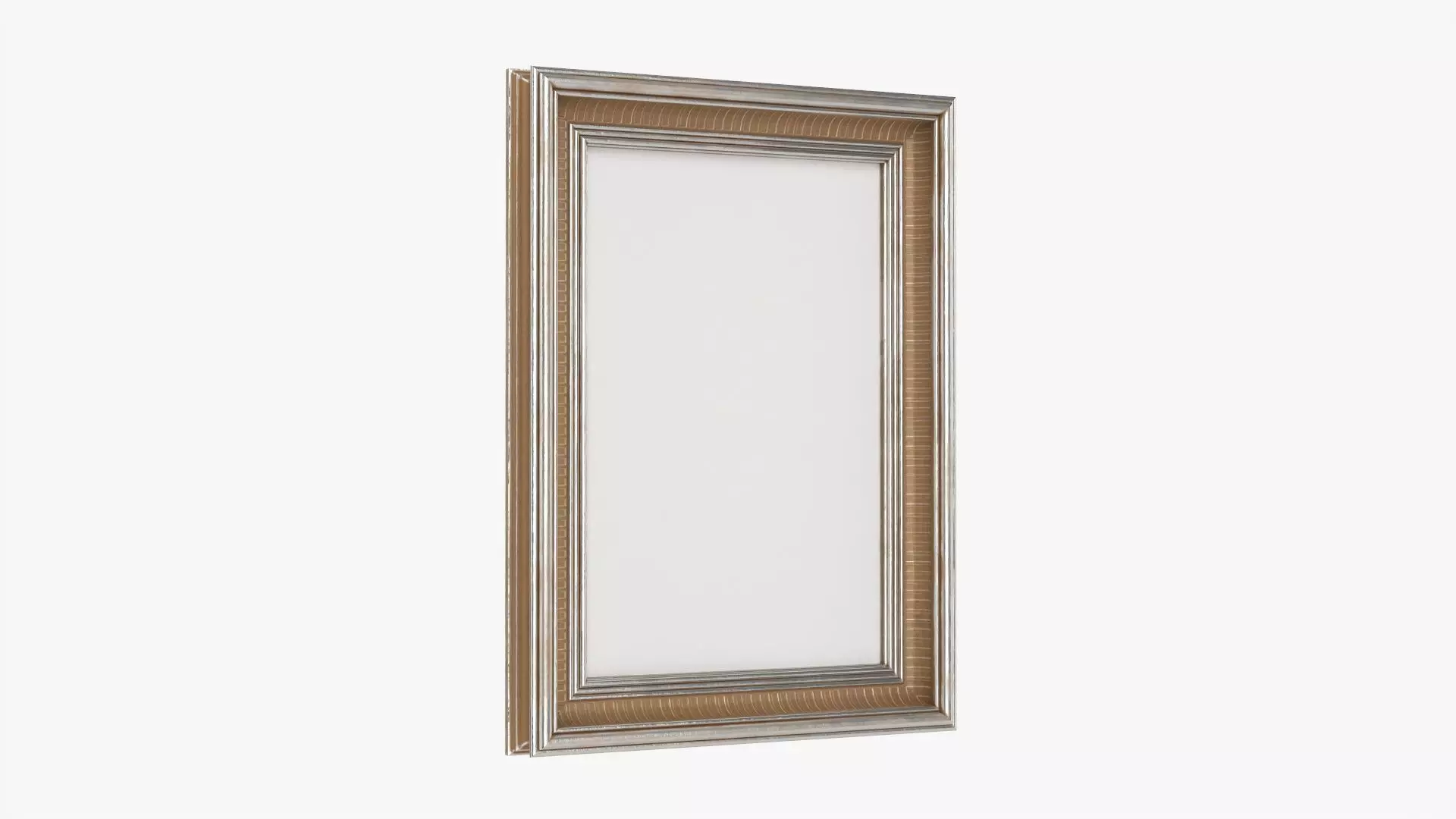 Frame portrait with picture 04 3D model_0