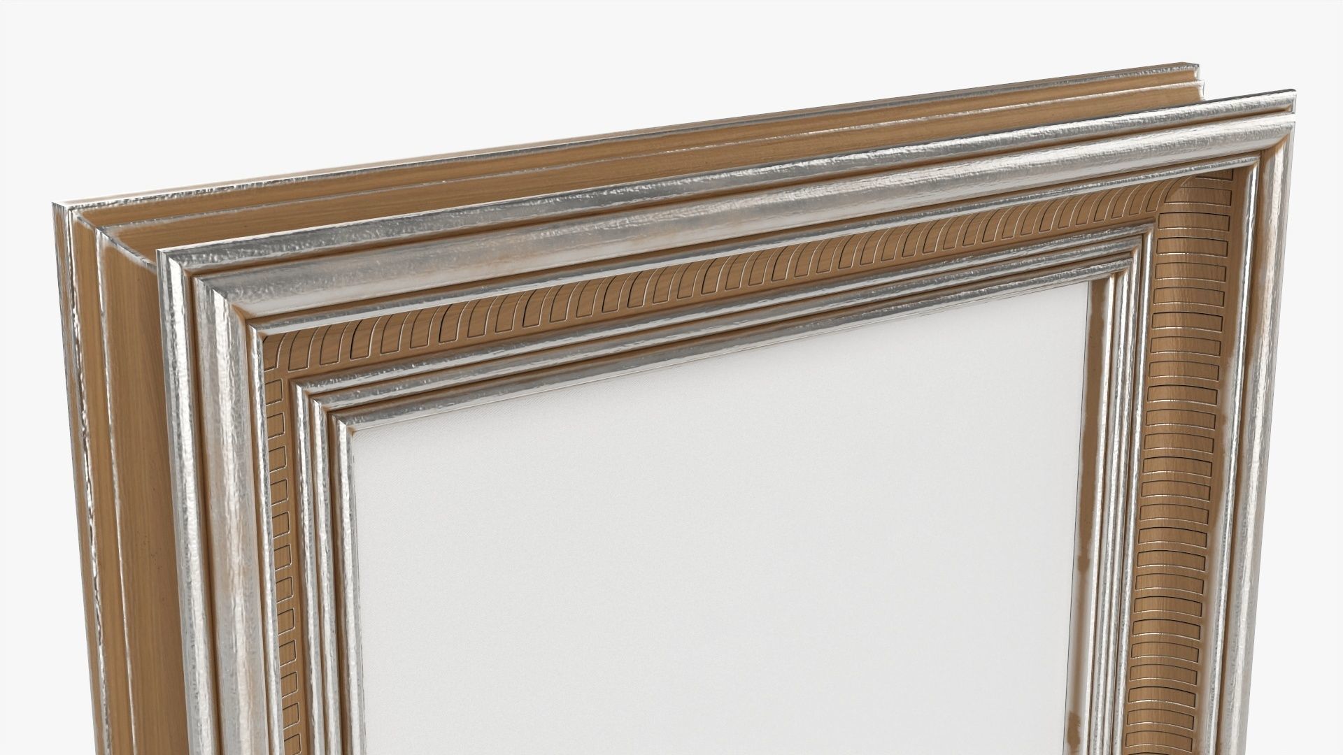 Frame portrait with picture 04 3D model_2