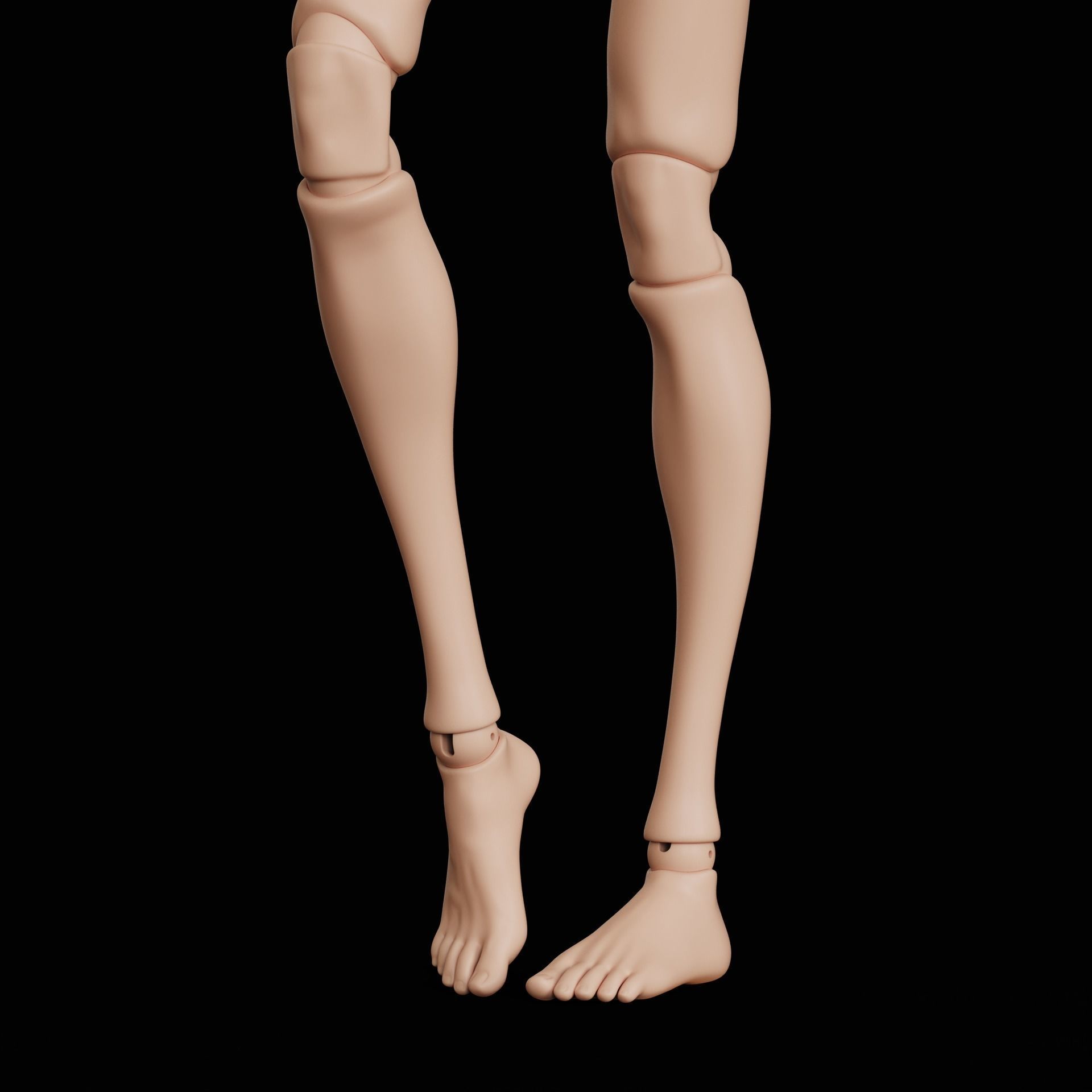 BJD Doll for 3D printing Adela 60cm 3D print model_5