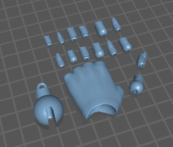 BJD Doll for 3D printing Adela 60cm 3D print model_29