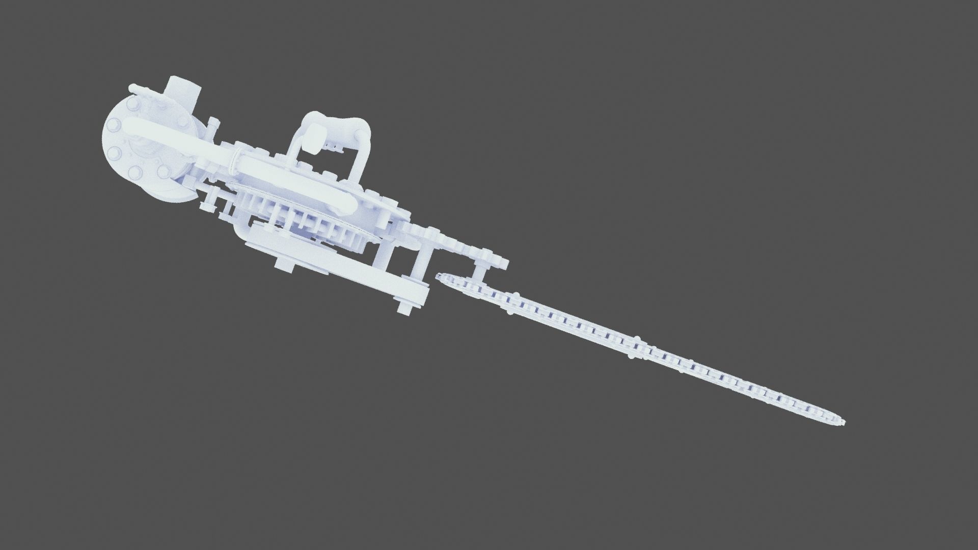 Steam ChainSaw 3D model_20