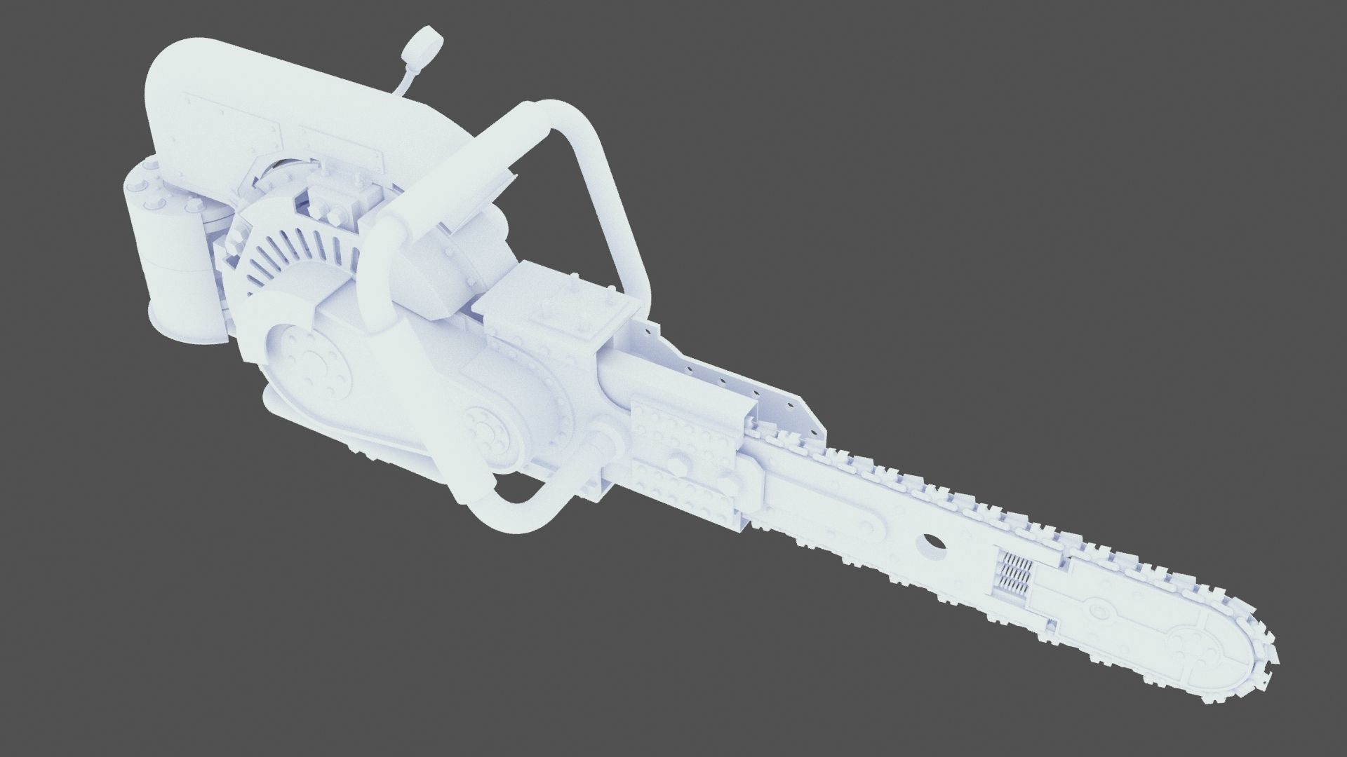 Steam ChainSaw 3D model_12