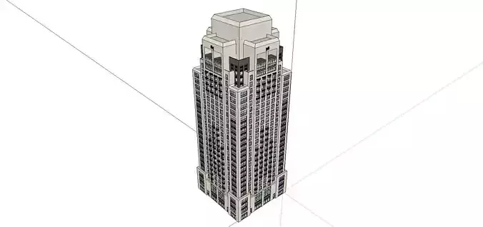 vacation spot-Resort-Fashion Leisure Hotel-0156 3D model