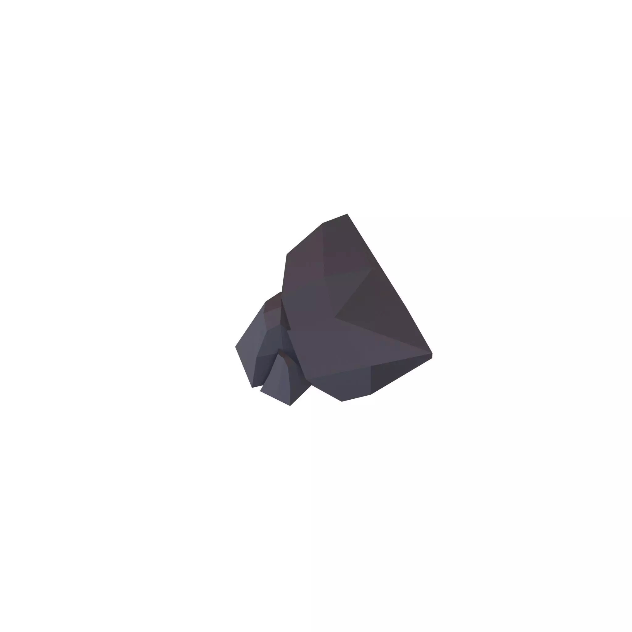 Cartoon Rock v3 001 Low-poly 3D model_0