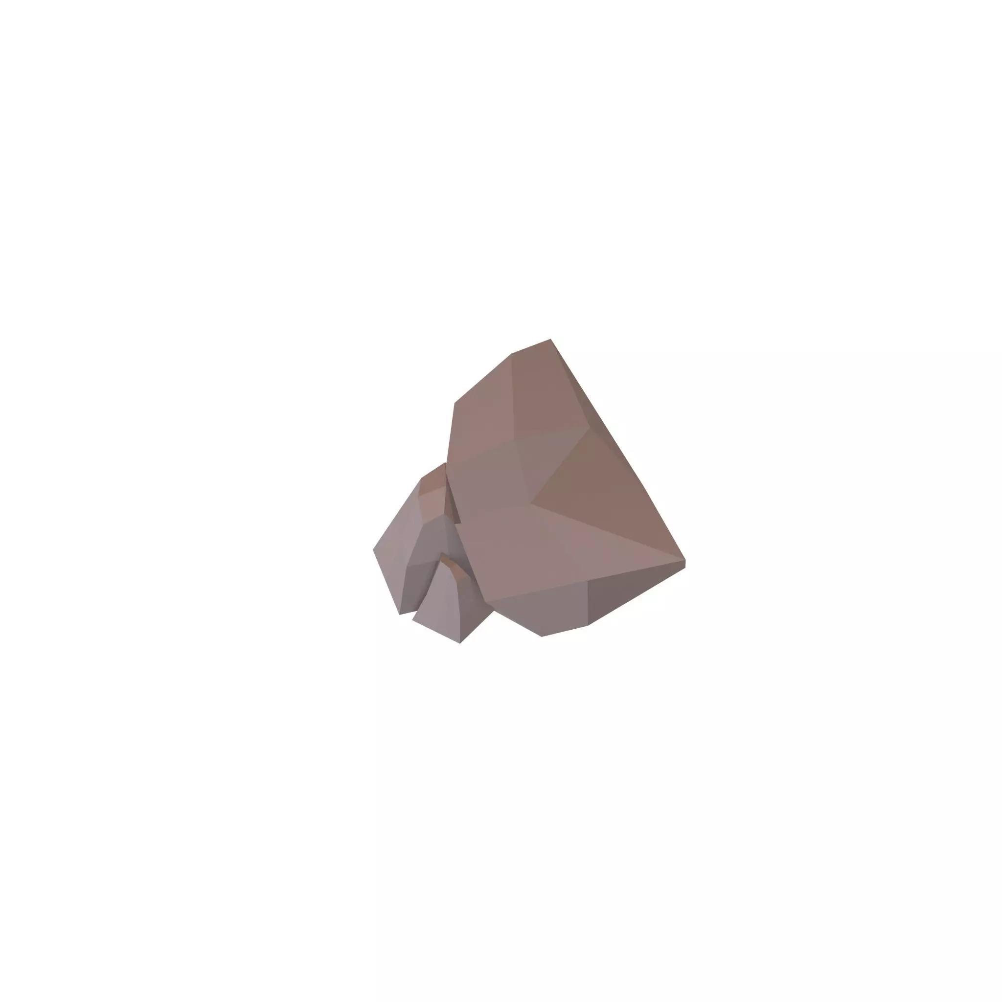 Cartoon Rock v3 002 Low-poly 3D model_0