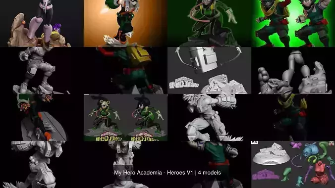 My Hero Academia - Heroes V1