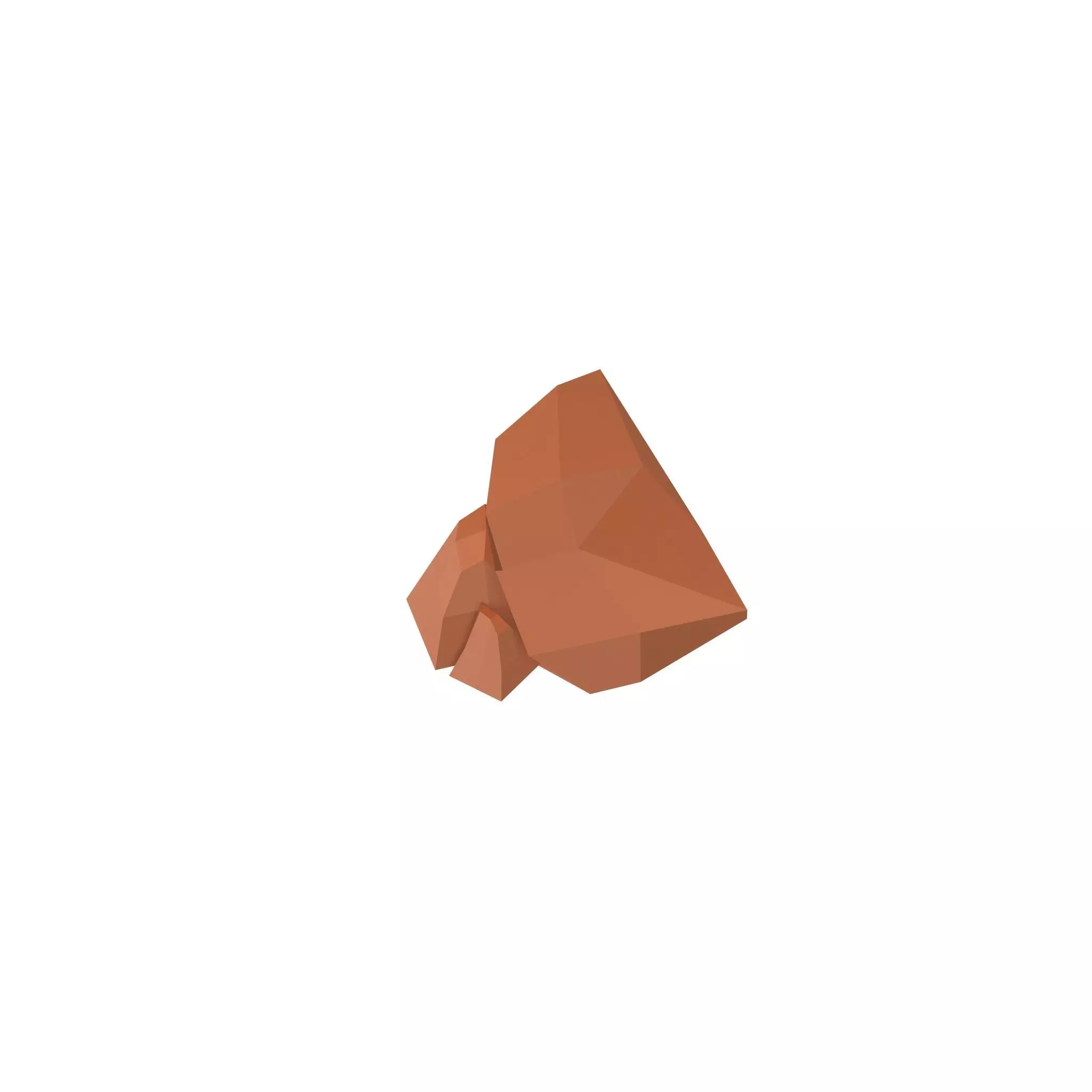 Cartoon Rock v3 005 Low-poly 3D model_0