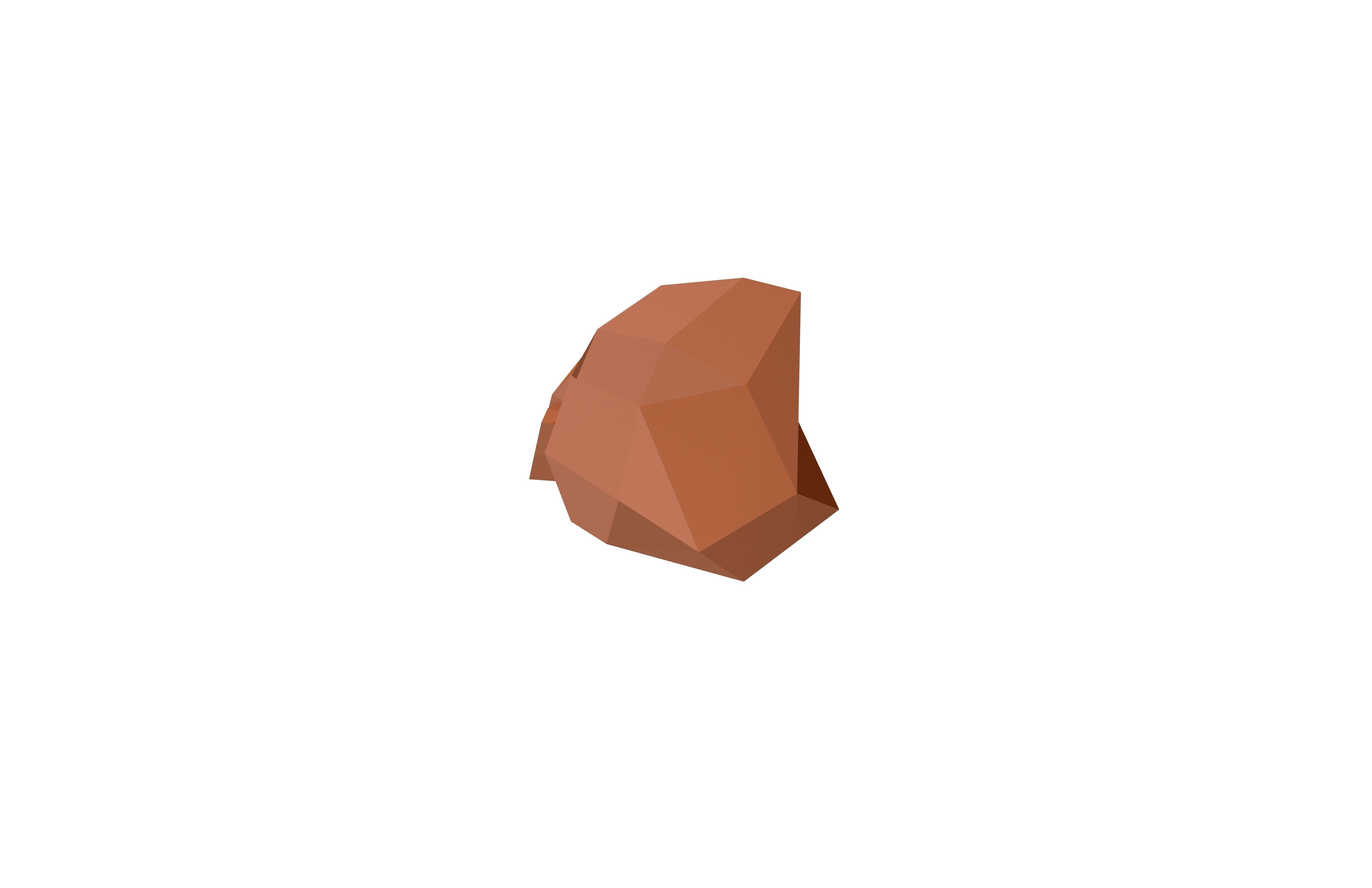 Cartoon Rock v3 005 Low-poly 3D model_2