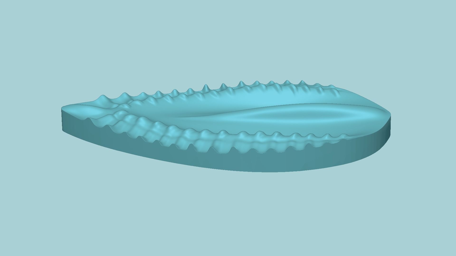 Long Leaf 02 - Molding Arrangement EVA Foam Craft Free 3D print model_5