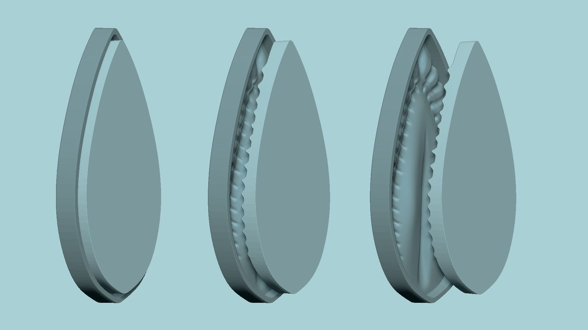 Long Leaf 02 - Molding Arrangement EVA Foam Craft Free 3D print model_1