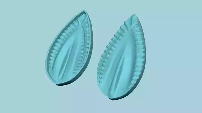 Long Leaf 02 - Molding Arrangement EVA Foam Craft Free 3D print model