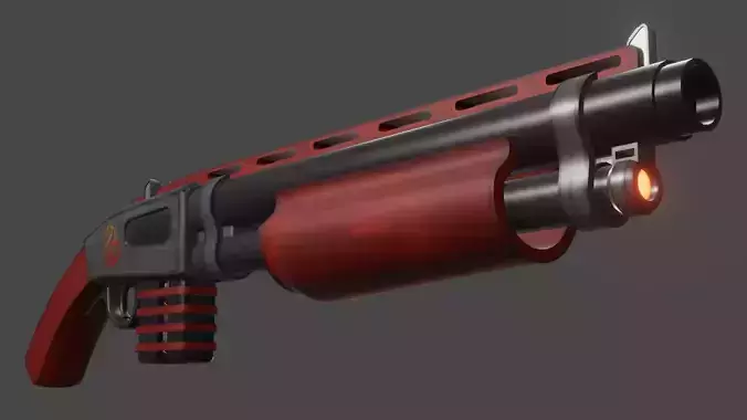 Stylized Pump Shotgun