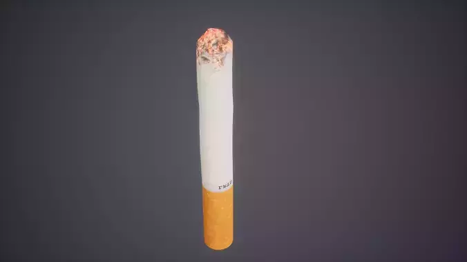 Cigarette Low Poly Game Ready