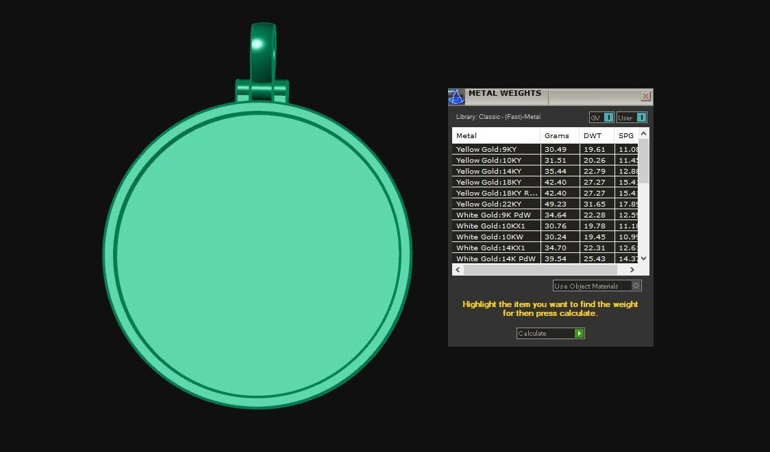 Memory Pendant 3D print model_2