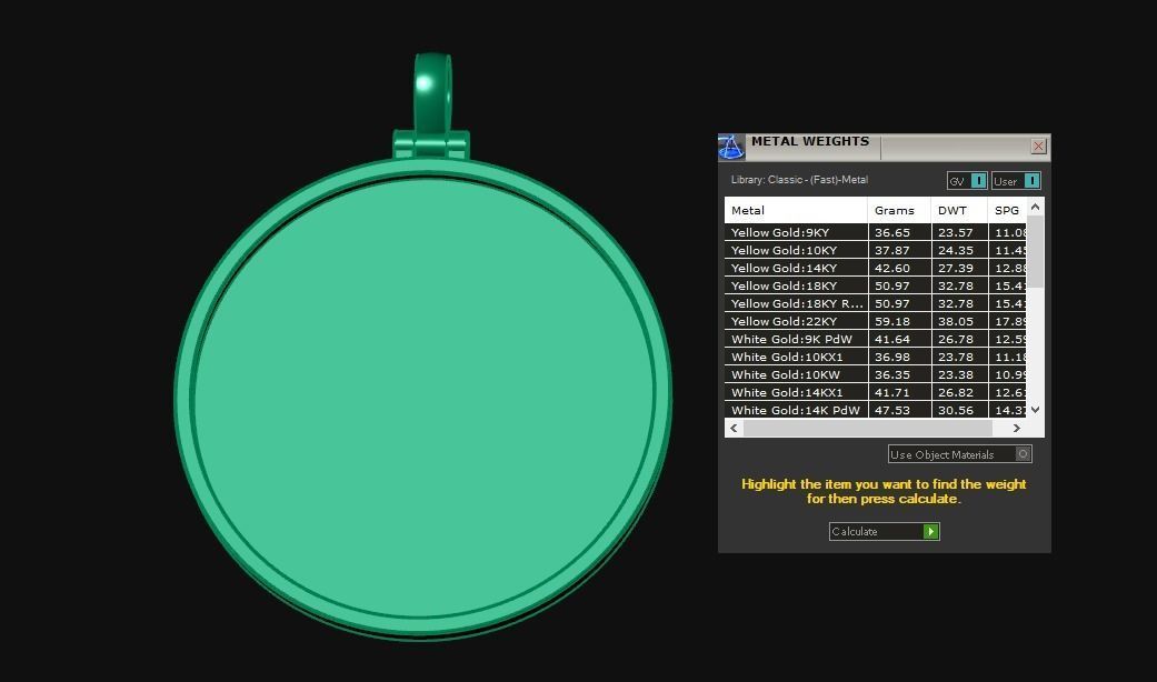 Memory Pendant 3D print model_2