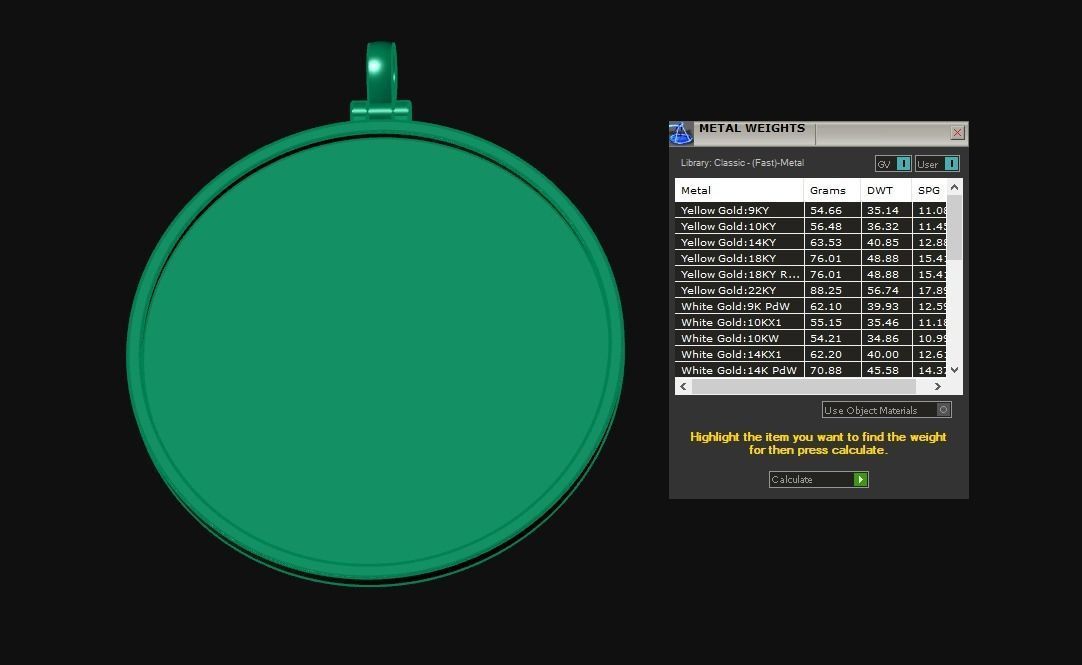 Memory Pendant 3D print model_2
