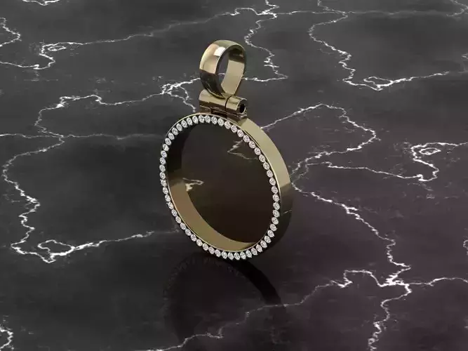 Diamond Memory Pendant