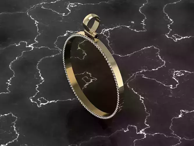 Diamond Memory Pendant 3D print model Diamond Memory Pendant 3D print model