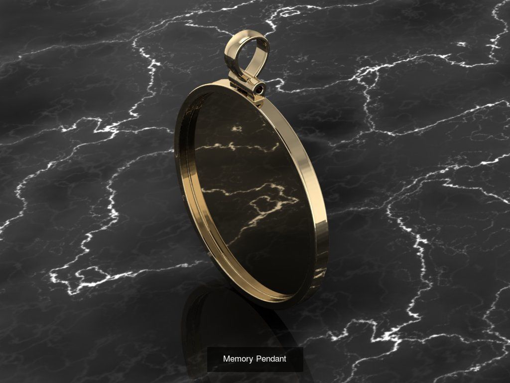 10 Memory Pendants 3D Model Collection_3