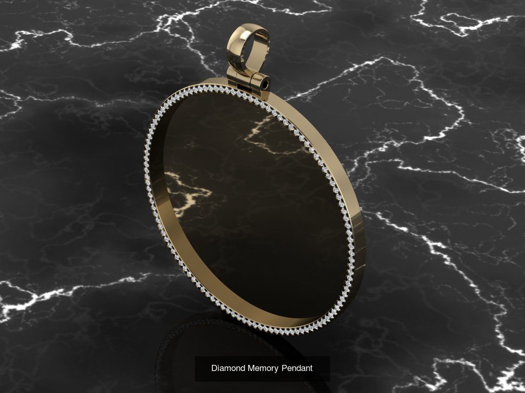 10 Memory Pendants 3D Model Collection_9
