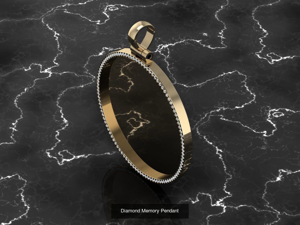 10 Memory Pendants 3D Model Collection_8