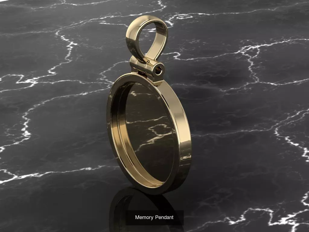 10 Memory Pendants 3D Model Collection_0